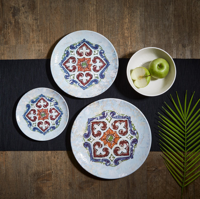 Kulsan Tilda Havana Dinner Set - Multicolor, 27 Pieces for 6 People