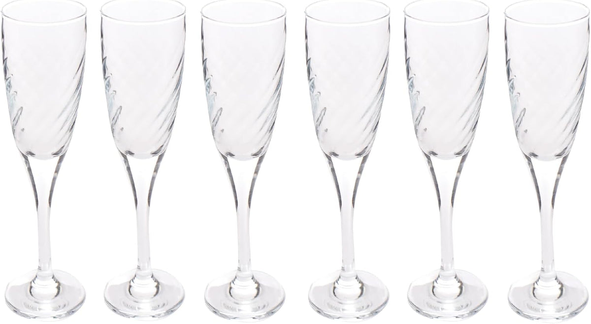 Pasabahce Elysia - Verres à Flûtes à champagne - Set de 4-260 ml