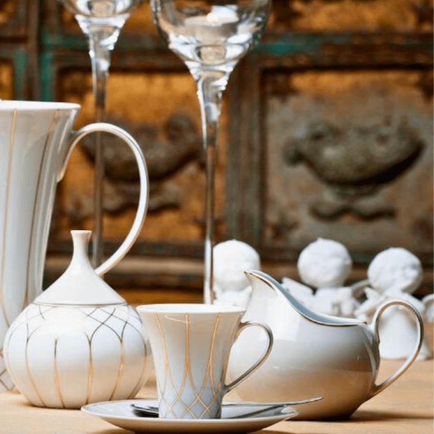 Vista Alegre Terrace Coffee and Tea Set - 10 Pieces for 4 People – ETTC